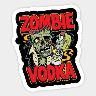 Zombie Vodka Sticker